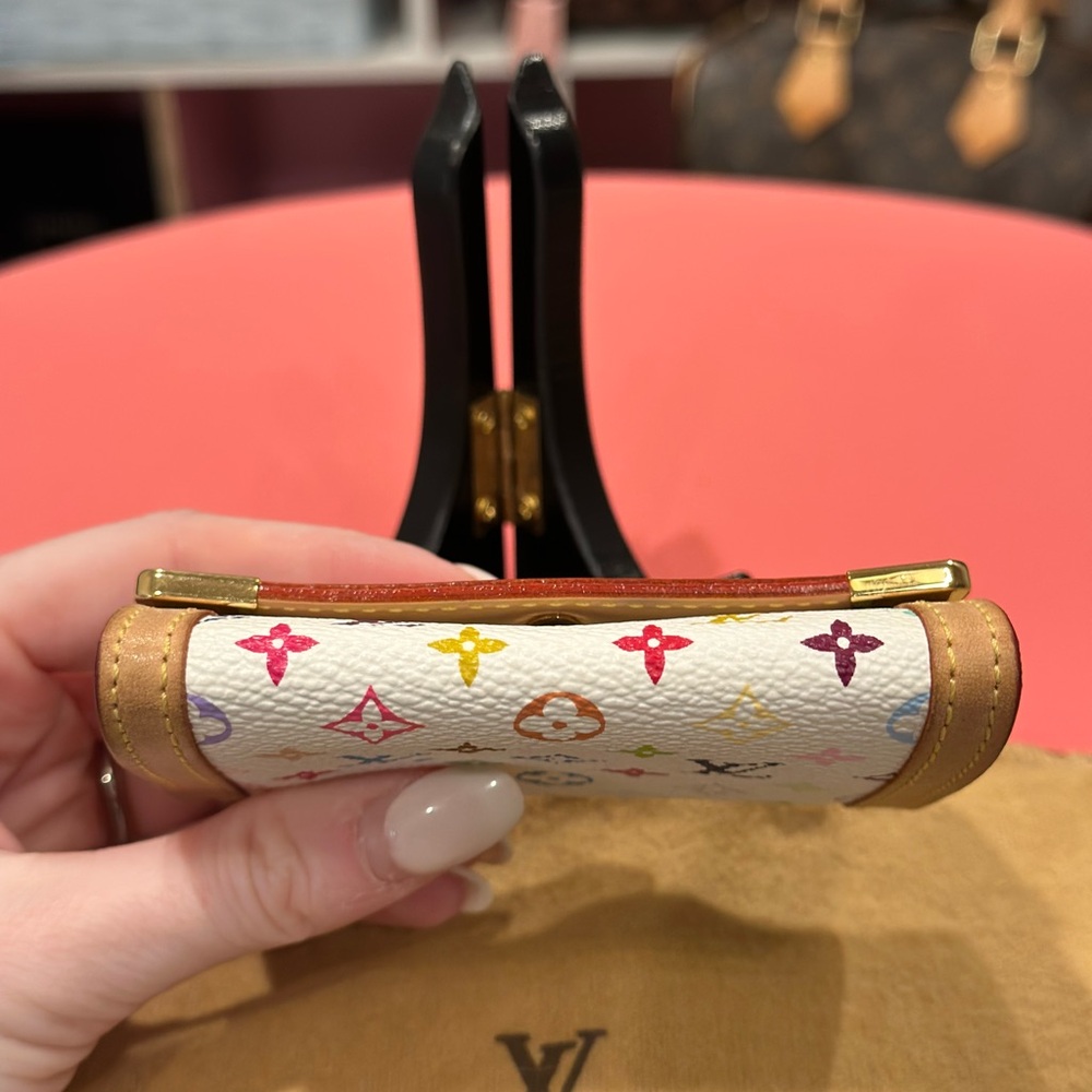 Louis Vuitton Murakami Porte Monnaie Plat Coin Case - Picture 6 of 16